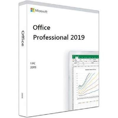 Коробка розницы Майкрософт Офис 2019 профессиональная DVD