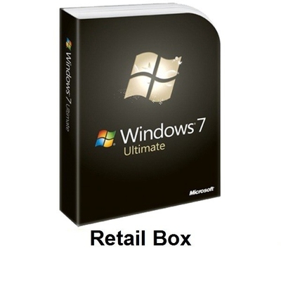 Коробка Microsoft Windows 7 окончательная розничная